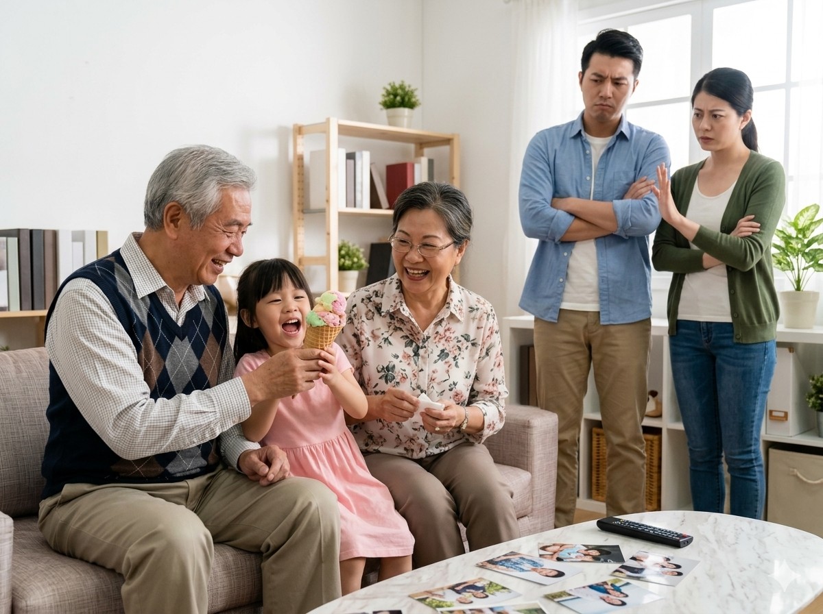Stress vì bố mẹ