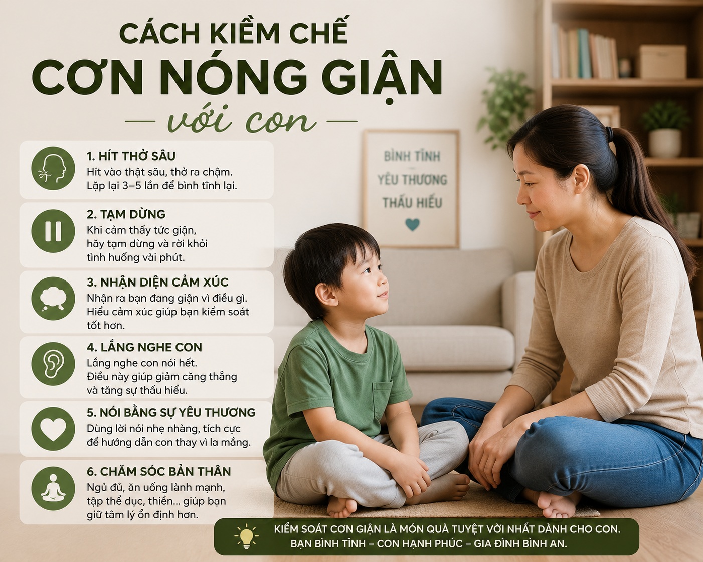 Cách kiềm chế cơn nóng giận với còn