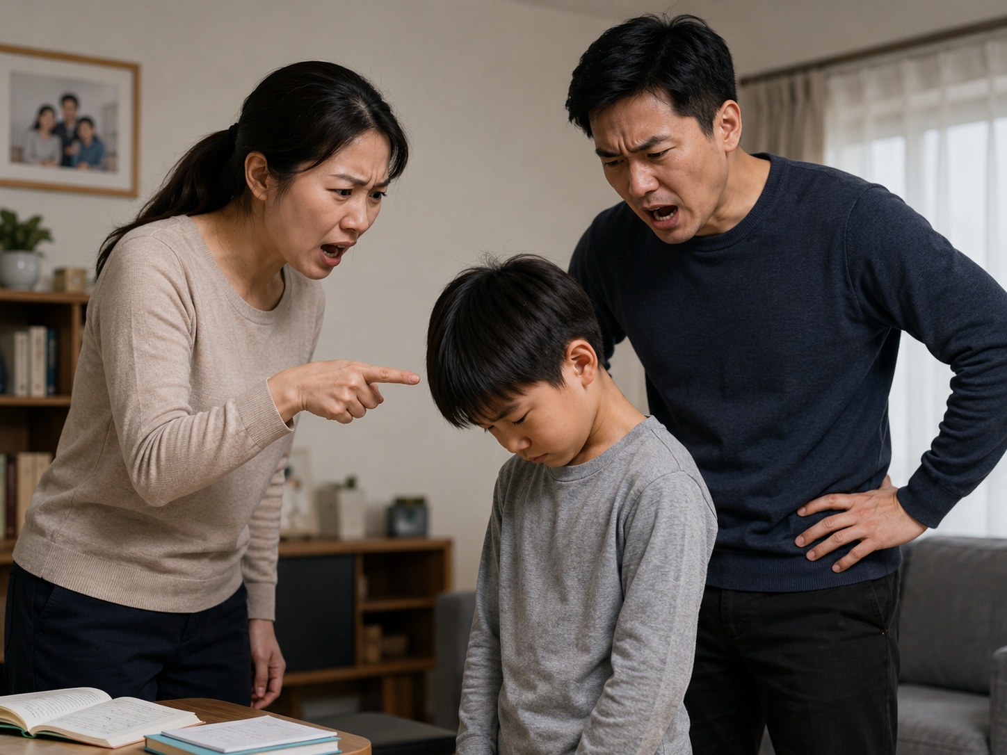 Cha mẹ nghiêm khắc