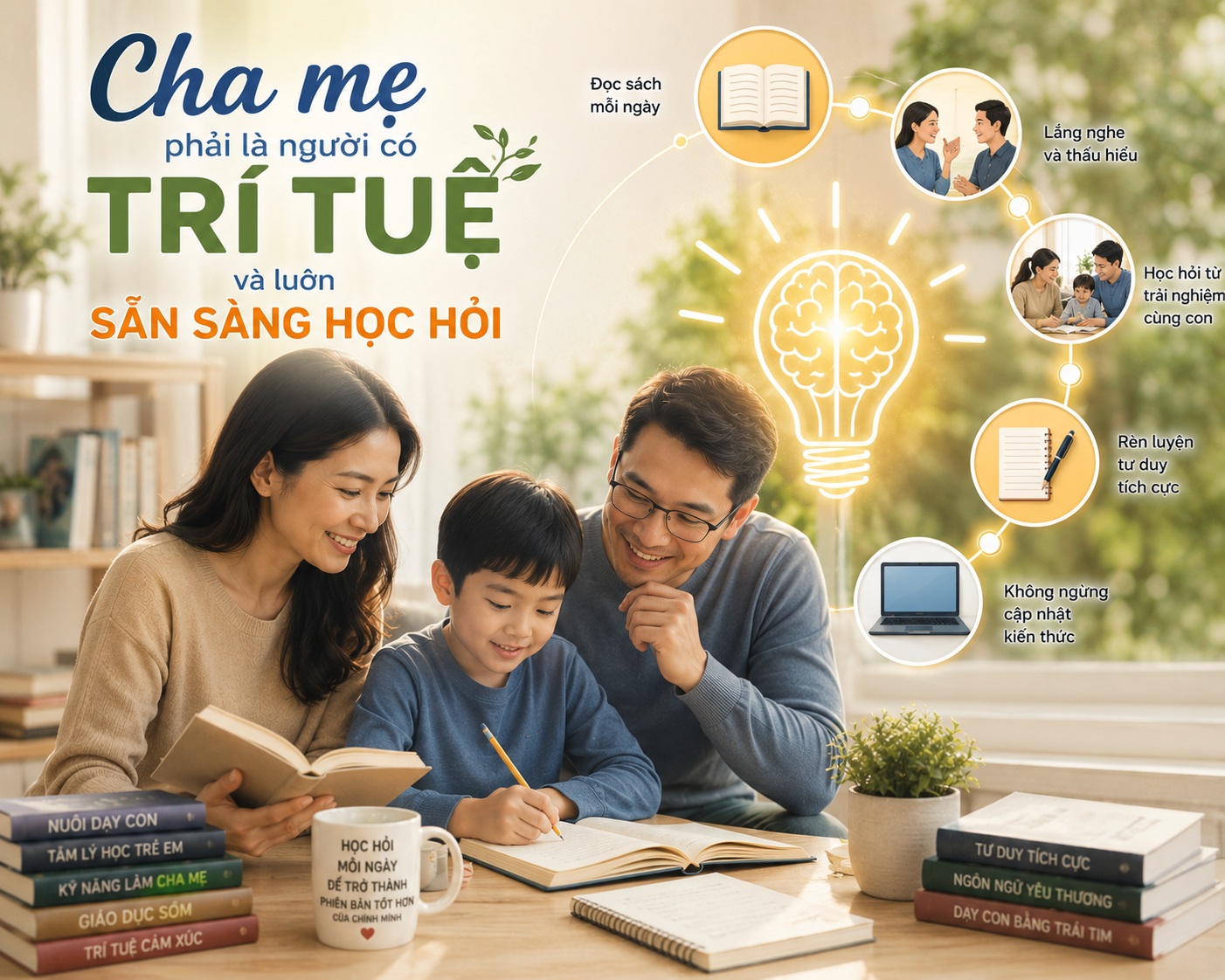 Cùng con trưởng thành