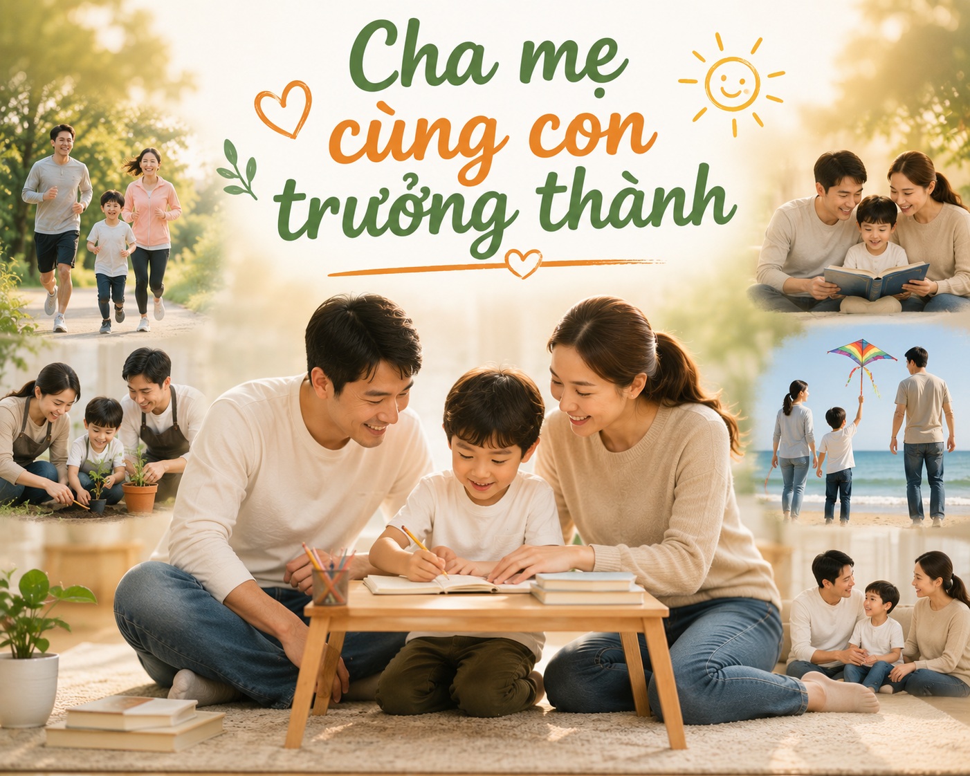 Cùng con trưởng thành