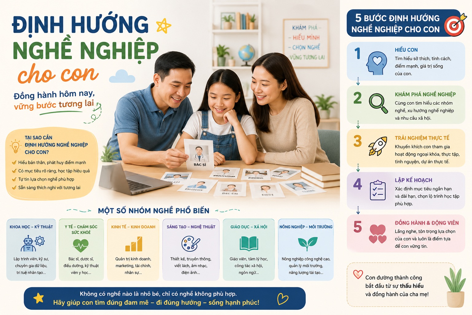 Định hướng nghề nghiệp cho con