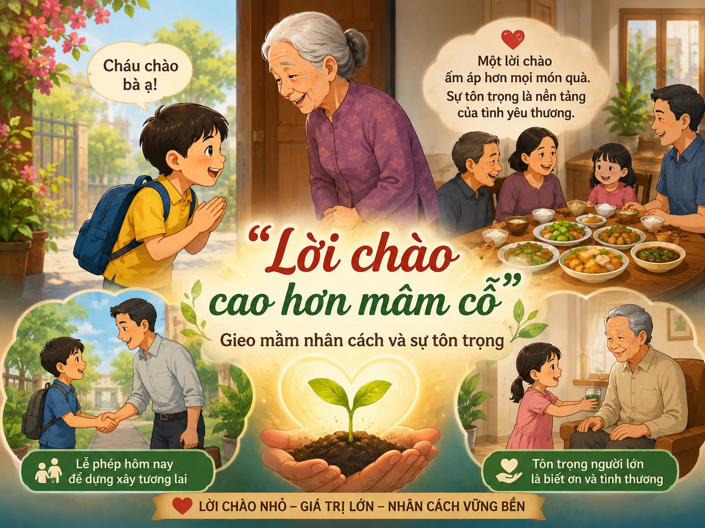 Lời chào cao hơn mâm cỗ