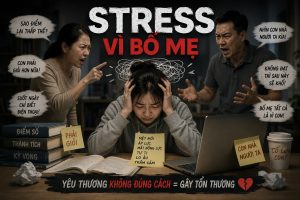 Stress vì bố mẹ