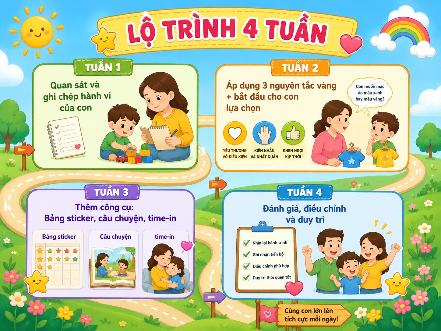 Cách dạy trẻ 4 tuổi bướng bỉnh