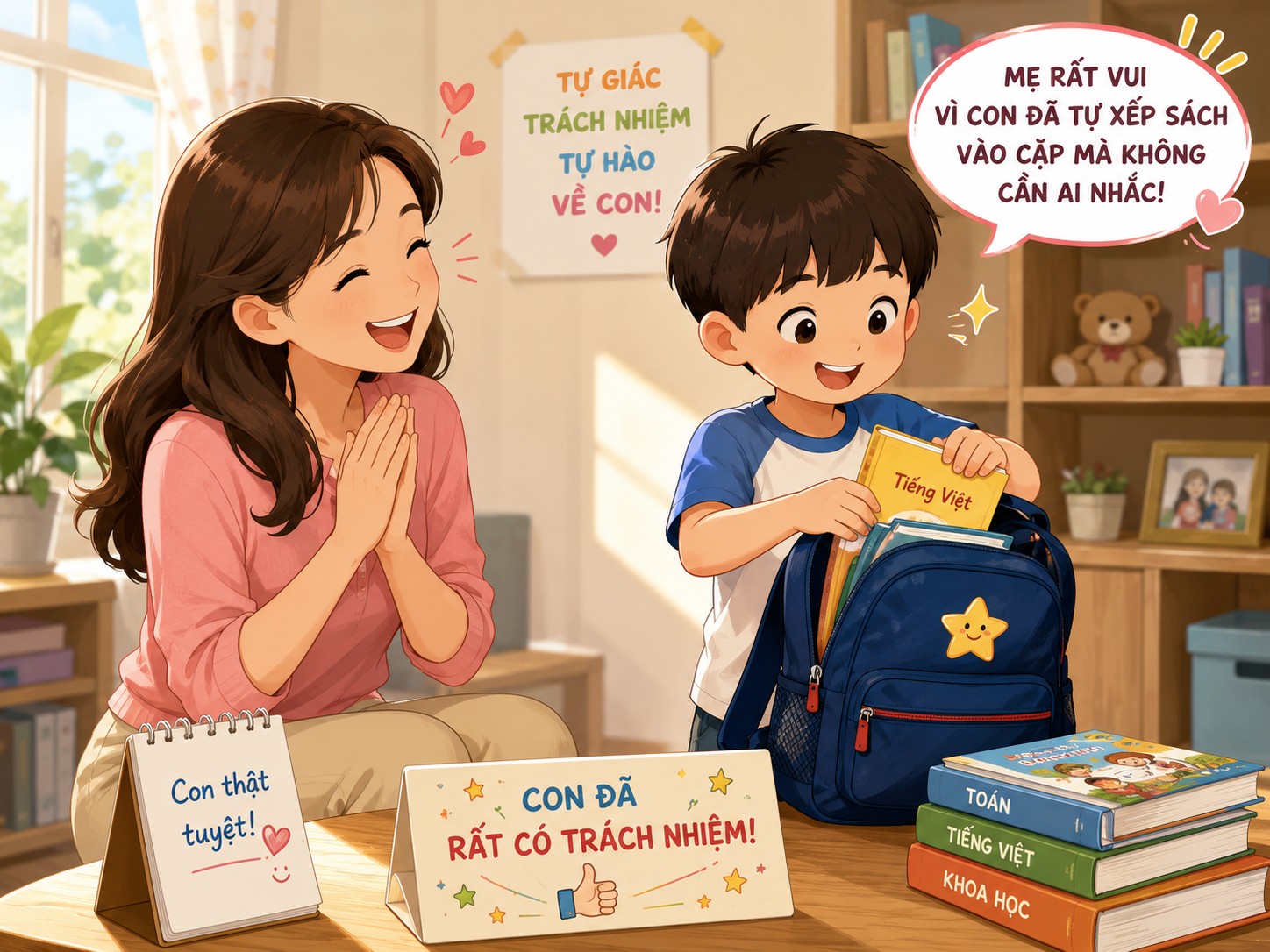 Cách dạy trẻ 6 tuổi bướng bỉnh