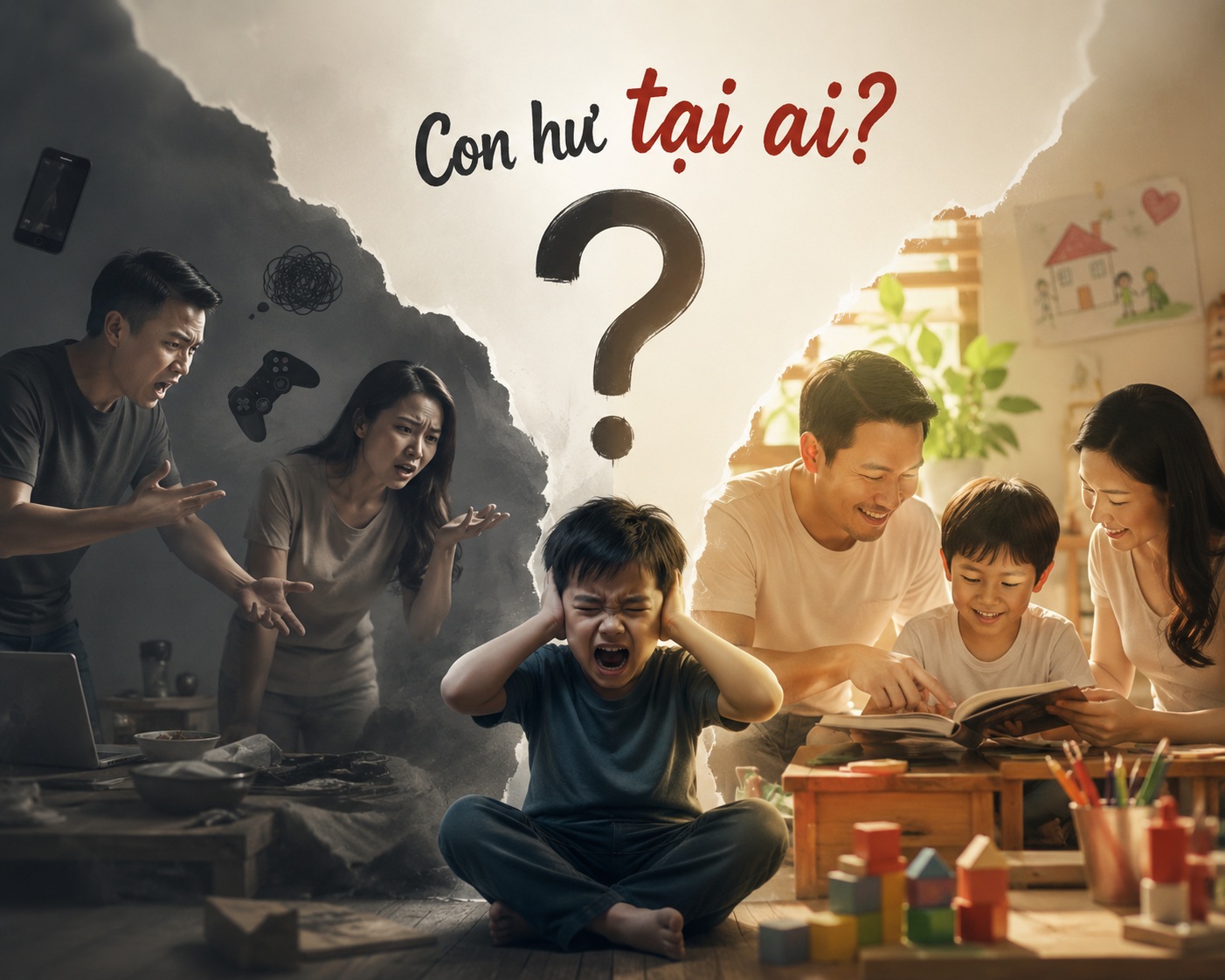 Con hư phải làm sao