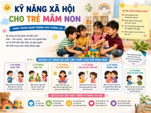 Kỹ năng xã hội cho trẻ mầm non